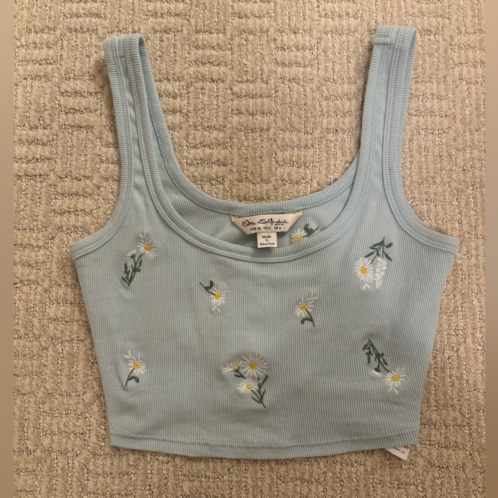 🏷️Miss Selfridge Blue Tank Top